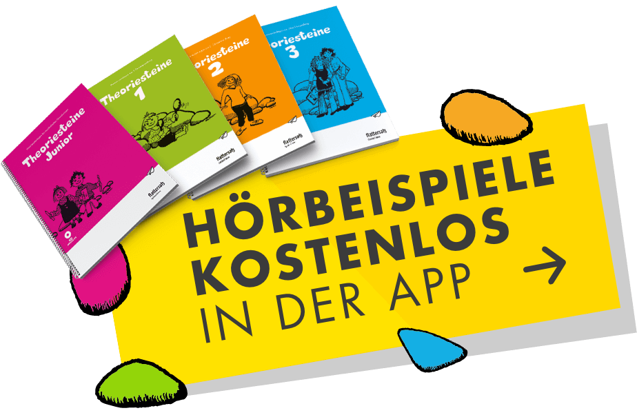 Hörbeispiele der Theoriesteine: Kostenlos in der App